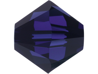 Swarovski Bicone Doppelkegel Perlen 4mm Farbe Dark Indigo